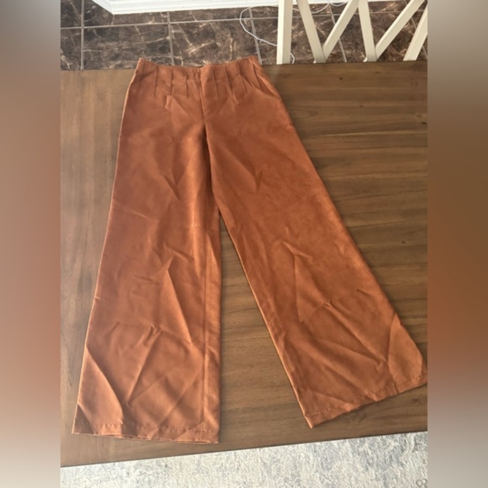 Mirage Camel Brown Pants Made in Italy Size 44- US 6